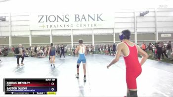 106 lbs Cons. Semi - Ashdyn Densley, Utah vs Easton Olson, Sanderson Wrestling Academy