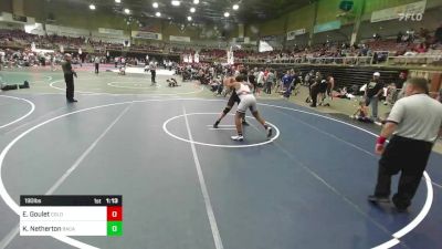 190 lbs Rr Rnd 4 - Ethan Goulet, Colorado Top Team vs Kaidan Netherton, Baca County Brawlers