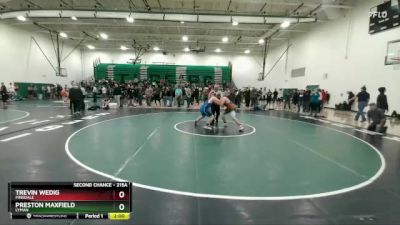 215A Round 1 - Trevin Wedig, Pinedale vs Preston Maxfield, Lyman
