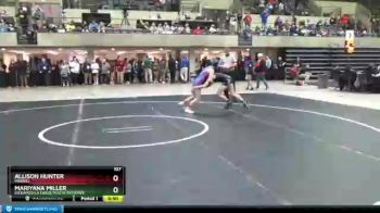 107 lbs Cons. Round 3 - Allison Hunter, Merrill vs Mariyana Miller, Kickapoo/La Farge/Youth Initiative