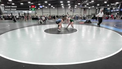 145 lbs Consi Of 32 #1 - Alexis Tirado, NC vs Hailey Isham, VT
