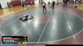 152 lbs Round 2 - Solomon Wales, West Central Wrestling Club vs Mason Ross, Coon Rapids Mat Bandits Wrestling Club