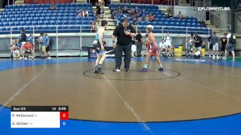 100 lbs Cons 32 #2 - Parrish Mcfarland, Pennsylvania vs Gavin Schaer, Oregon