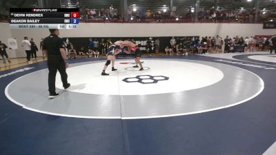 86 kg Champ. Rd Of 64 - Devin Kendrex, Hilltopper Wrestling Club vs Deakon Bailey, Bearcat Wrestling Club