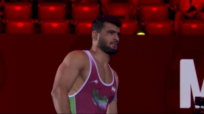 87 kg Finals 1-2 - Alireza Azizkhoon Mohmadipiani, Iran vs Aleksandr Andreevitch Komarov, Serbia