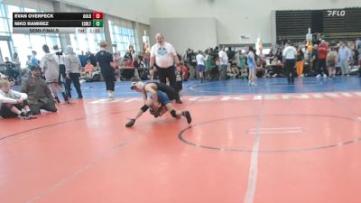 81 lbs Semifinal - Evan Overpeck, All I See Is Gold Academy - MSC vs Niko Ramirez, Estebuilt WC - MSC