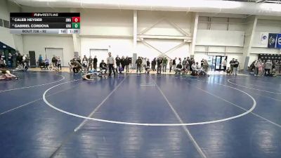 92 lbs Semifinal - Caleb Heyder, Sanderson Wrestling Academy vs Gabriel Cordova, Green River Grapplers
