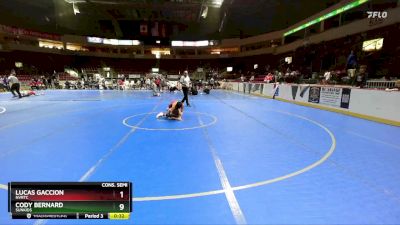 111 lbs Cons. Semi - Logan Begody, Bear Wrestling Club vs Ricky Corralejo, Blue Devils