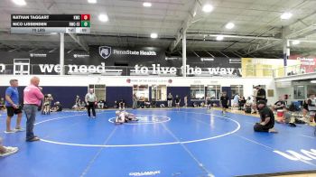 70 lbs Semifinal - Nathan Taggart, Kraken Black - K6 vs Nico Lissenden, Ruthless - K6