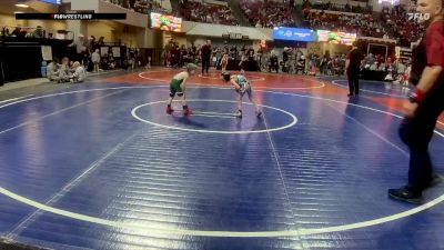 40 lbs Champ. Round 2 - Duncan Markle, Glasgow Wrestling Club vs Ryett Ferry, Snake River Youth Wrestling