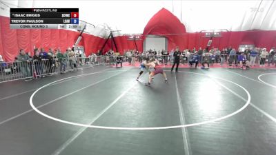 157 lbs Cons. Round 3 - Isaac Briggs, St. Croix Falls Wrestling Club vs Trevor Paulson, La Crosse Area Wrestlers
