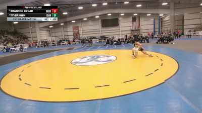 6 - 126 lbs 1st Place Match - Tyler Shin, Chantilly vs Brandon Cynar, Western Branch