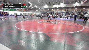 157 lbs Champ. Round 1 - Carlos Valdez, Eastern Oregon University (OR) vs Josey Jernegan, University Of Saint Mary (KS)