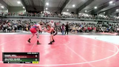 150 lbs Cons. Round 4 - Daniel Neill, Clinton Youth Wrestling Club-AAA vs Grayden Hilger, Ray-Pec Wrestling Club-AA