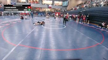 120 lbs Cons. Round 2 - D`Angelo Zuniga, El Paso Pebble Hills vs Kaleb Manuel, Airline