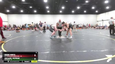 220 lbs Quarterfinals (8 Team) - Derik Mirts, NC Pride Elite Wrestling vs Michael McPeak, Bad Bass