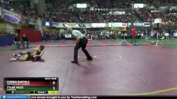 Champ. Round 1 - Corbin Bartels, Lincoln County (Eureka) vs Tyler Niles, Shepherd