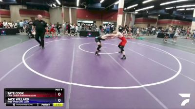 138 lbs Cons. Round 3 - Tate Cook, Cave Canem Wrestling Club vs Jack Willard, Ryse Wrestling Club