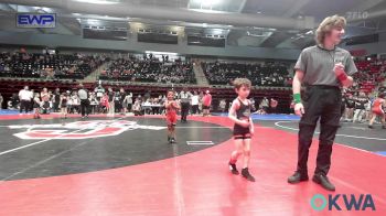 46 lbs Consi Of 16 #2 - Odin Douglas, Skiatook Youth Wrestling vs Kevin Harris, HURRICANE WRESTLING ACADEMY