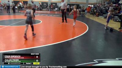 PW-4 lbs Semifinal - Cullen Fisher, Big Game Wrestling Club vs Colin Gnewuch, Eastern Iowa Wrestling Club