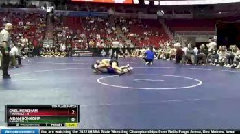 132 lbs 5th & 7th Place - Aidan Honkomp, 8-Johnston vs Cael Meacham, 7-Indianola
