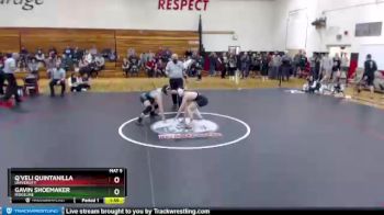 145 lbs Quarterfinal - Q`veli Quintanilla, University vs Gavin Shoemaker, Ridgeline