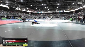 175 lbs Champ. Round 3 - Dylan Shafizadeh, Riverton vs Gavin Sandoval, Crook County