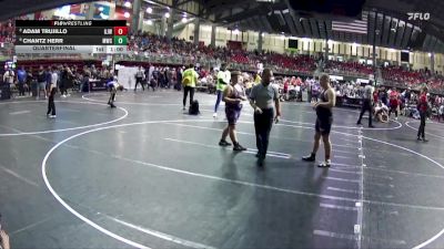 200 lbs Quarterfinal - Chantz Herr, Milford Wrestling Club vs Adam Trujillo, Gordon/Rushville Jr. Wrestling