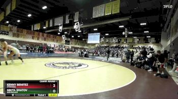 157 lbs Cons. Round 4 - Kenny Benitez, Etiwanda vs Nikita Smatov, Birmingham