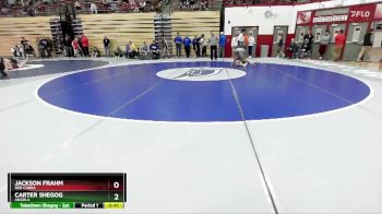 106 lbs Cons. Round 4 - Carter Shegog, Angola vs Jackson Frahm, Red Cobra