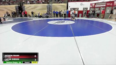 106 lbs Cons. Round 4 - Carter Shegog, Angola vs Jackson Frahm, Red Cobra