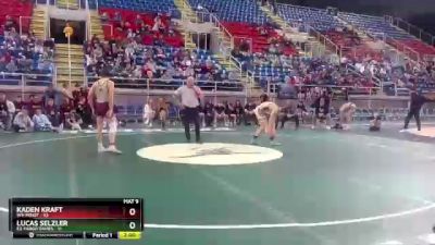 152 lbs Placement Matches (8 Team) - Kaden Kraft, W4-Minot vs Lucas Selzler, E2-Fargo Davies