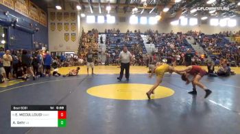 106 lbs Consi Of 16 #1 - ETHAN MCCULLOUGH, South Georgia Athletic Club vs Austin Gehr, Lake Gibson