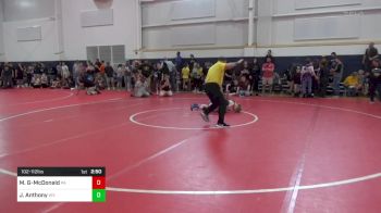 102-112 lbs Semifinal - Mackenzie Gipson-McDonald, PA vs Justice Anthony, WV