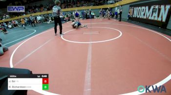 120 lbs Rr Rnd 1 - Jaxson Se, F-5 Grappling vs Rusty Richardson, Choctaw Ironman Youth Wrestling