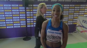 Keni Harrison Happy To Get The Championship Monkey Off Her Back