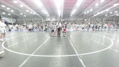 80 lbs Rr Rnd 1 - Logan Caravaggio, Iron Faith Wrestling vs Cole Telenko, All-American Wrestling Club Blue