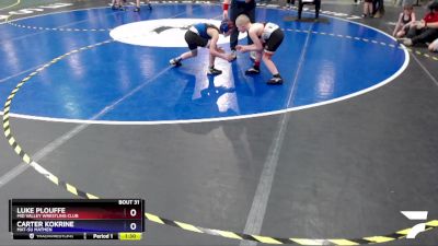 70 lbs Round 1 - Luke Plouffe, Mid Valley Wrestling Club vs Carter Kokrine, Mat-Su Matmen