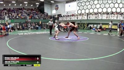 190 lbs Quarterfinal - Devin Phillips, Austintown-Fitch vs Ryan Wilhelm, Buckeye (Medina)