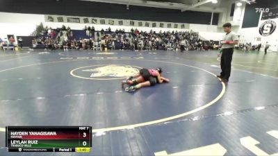 100 lbs Champ. Round 1 - Hayden Yanagisawa, Mayfair vs Leylah Ruiz, Trabuco Hills