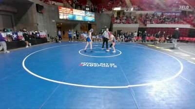 105 lbs Round 5 - Placement (4 Team) - HAILEY LAROUX, Leander Glenn vs Justine Dunne, New Braunfels