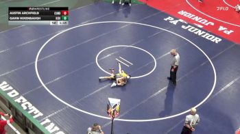 82 lbs Round Of 32 - Austin Archfield, Cumberland Valley vs Gavin Hixenbaugh, Kiski Area