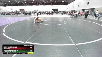 138B Quarterfinal - Matthew Wilson, Lafayette (Wildwood) vs Kam Hutchison, McAlester