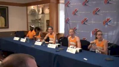 Press Conference - Tennessee Women DMR Champs 2010 Penn Relays