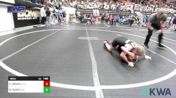 95 lbs Rr Rnd 2 - Zadayah Adams, Lone Grove Takedown Club vs Nevaeh Smith, Smith Wrestling Academy