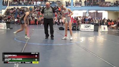 107 lbs Cons. Round 3 - Hayden Ball, Grace vs Xavery Zollinger, Skyline