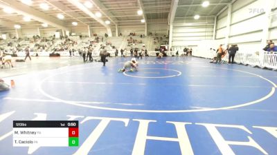 120 lbs Consi Of 16 #2 - Mason Whitney, PA vs Teagan Caciolo, PA