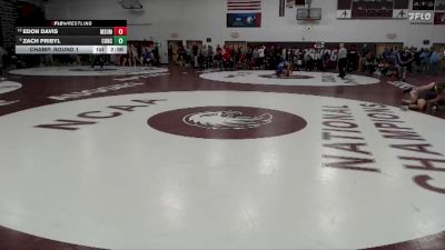 165 lbs Champ. Round 1 - Edon Davis, MSU Moorhead vs Zach Pribyl, Concordia Moorhead