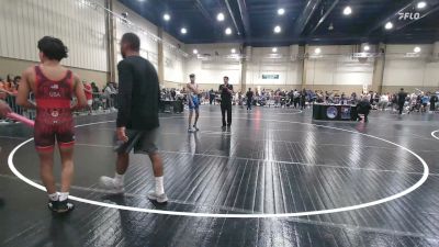 113 lbs Quarterfinal - Beau Brandon Auzenne, Team Barracuda vs Chase Wolgamuth, Alpha WC