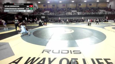 215 lbs Round Of 32 - Dylan Greenstein, Northfield Mt Hermon vs Chinuorumogu Nnamani, Saint John Paul The Great Catholic High School